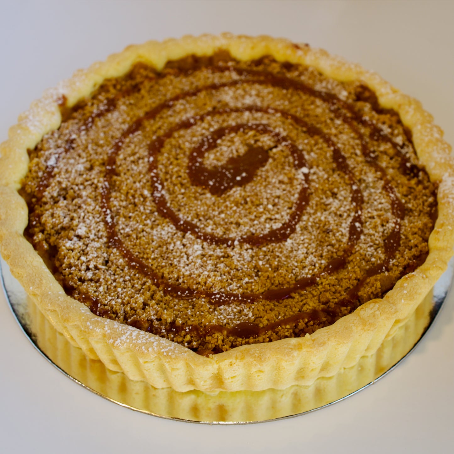 Caramel Poached Apple Tart